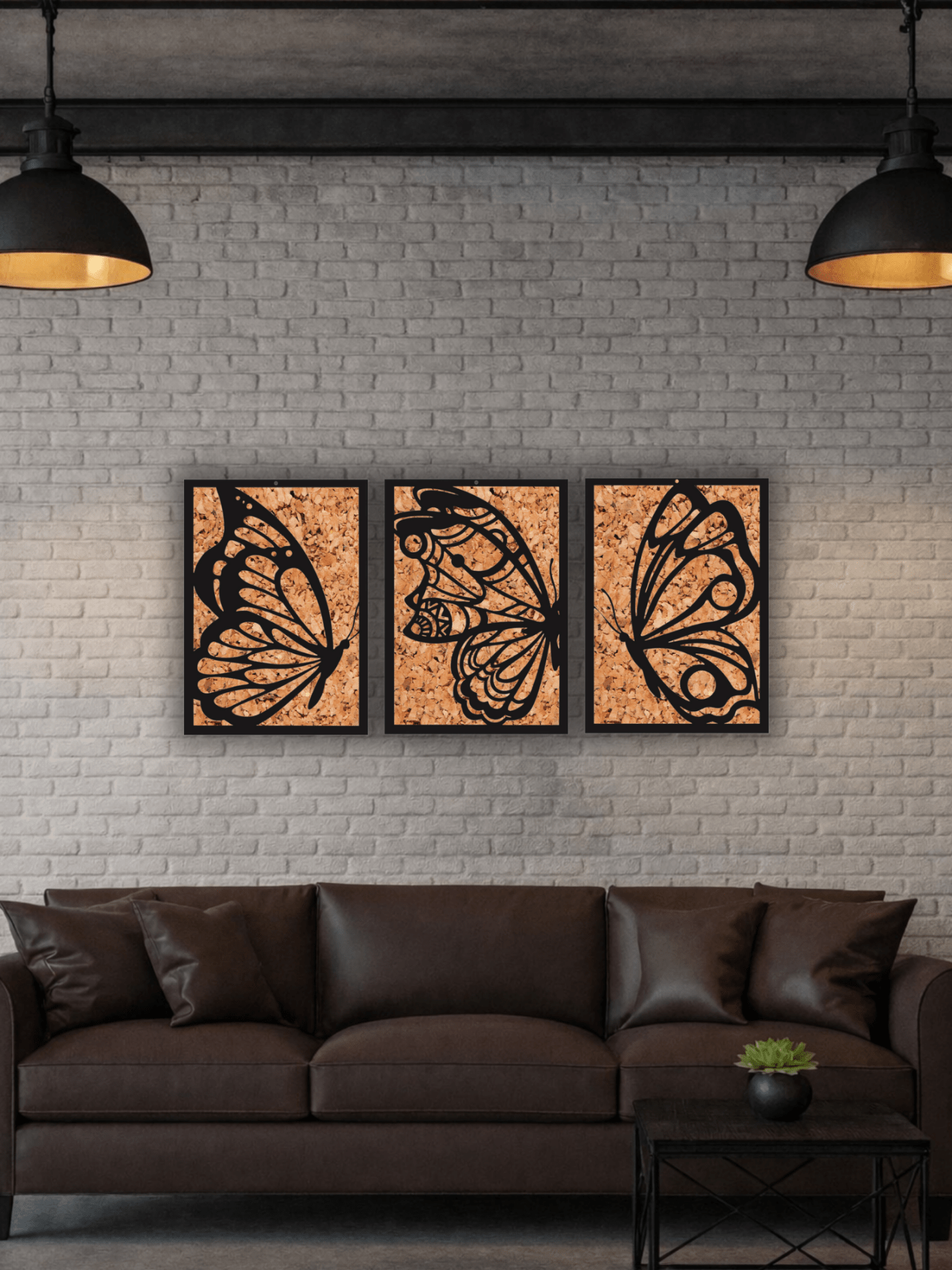 “Metamorphosis in Three” Декоративно Пано - Set of 3 - Deco Cut | Луксозен Метален Декор