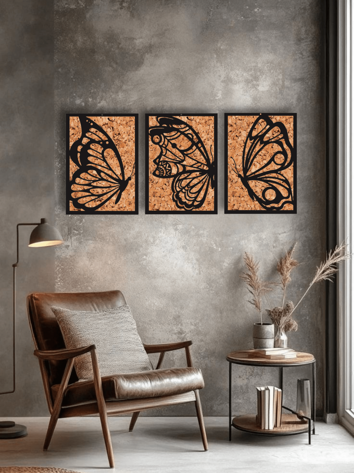 “Metamorphosis in Three” Декоративно Пано - Set of 3 - Deco Cut | Луксозен Метален Декор