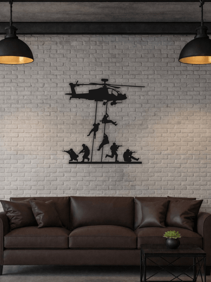“Operation Shadow” Декоративно Пано - Deco Cut | Луксозен Метален Декор
