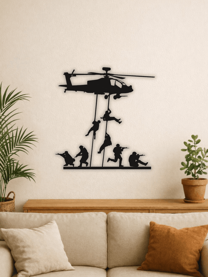 “Operation Shadow” Декоративно Пано - Deco Cut | Луксозен Метален Декор
