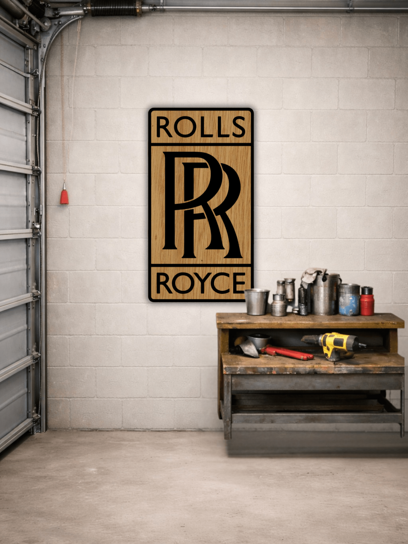 Rolls Royce Лого Декоративно Пано - Deco Cut | Луксозен Метален Декор