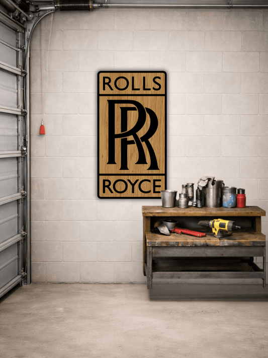 Rolls Royce Лого Декоративно Пано - Deco Cut | Луксозен Метален Декор