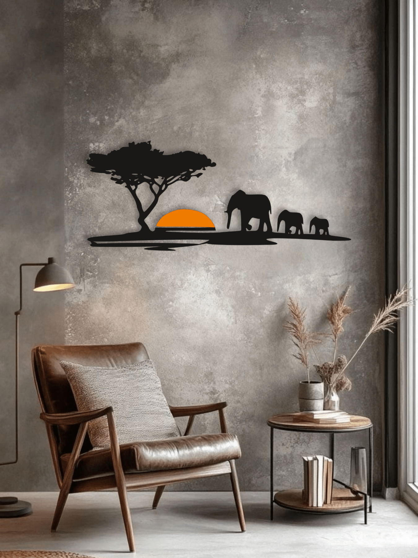“Savannah Sunset” Декоративно Пано за Стена - Deco Cut | Луксозен Метален Декор