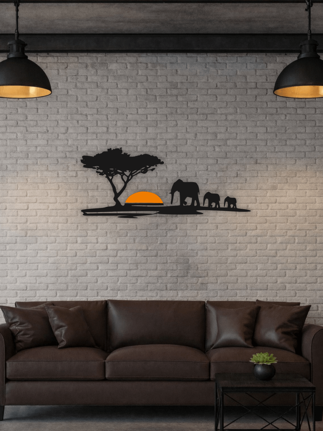 “Savannah Sunset” Декоративно Пано за Стена - Deco Cut | Луксозен Метален Декор