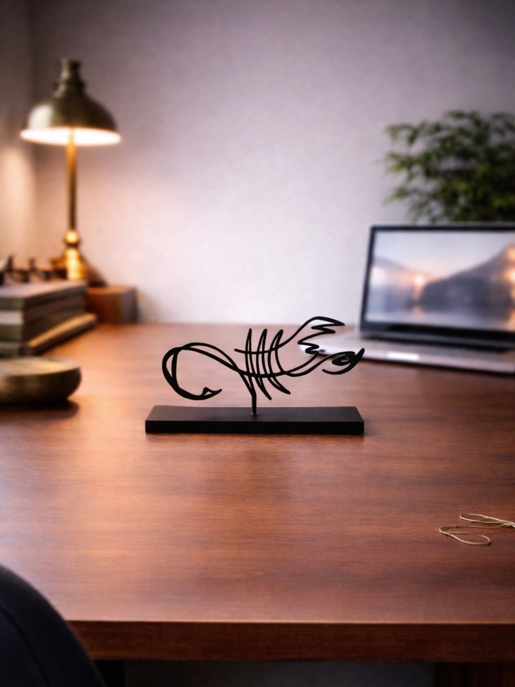 Scorpio Зодия Скорпион Метална Декорация за Бюро - Deco Cut | Луксозен Метален Декор