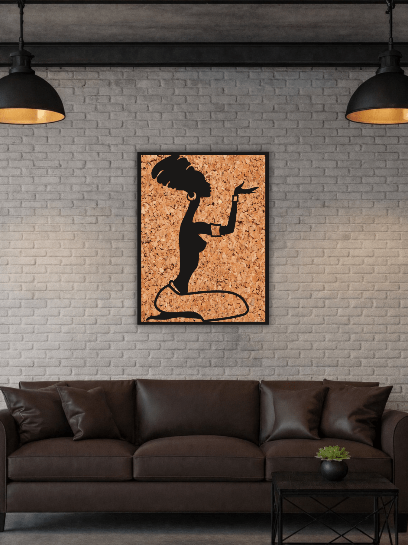 “The Act of Grace” Афро Декоративно Пано за Стена - Deco Cut | Луксозен Метален Декор