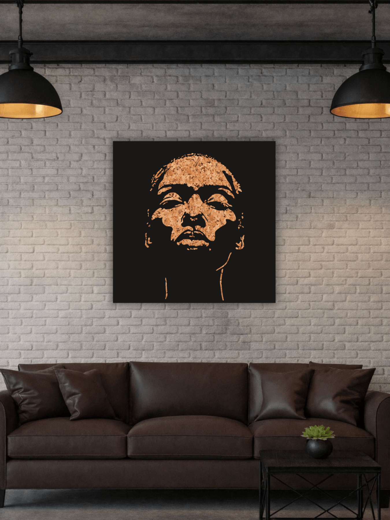 „The Ascended“ Афро Декоративно Пано за Стена - Deco Cut | Луксозен Метален Декор