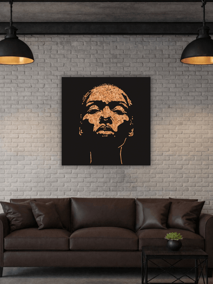 „The Ascended“ Афро Декоративно Пано за Стена - Deco Cut | Луксозен Метален Декор