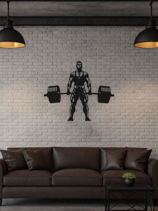 “The Deadlift” Декоративно Пано - Deco Cut | Луксозен Метален Декор