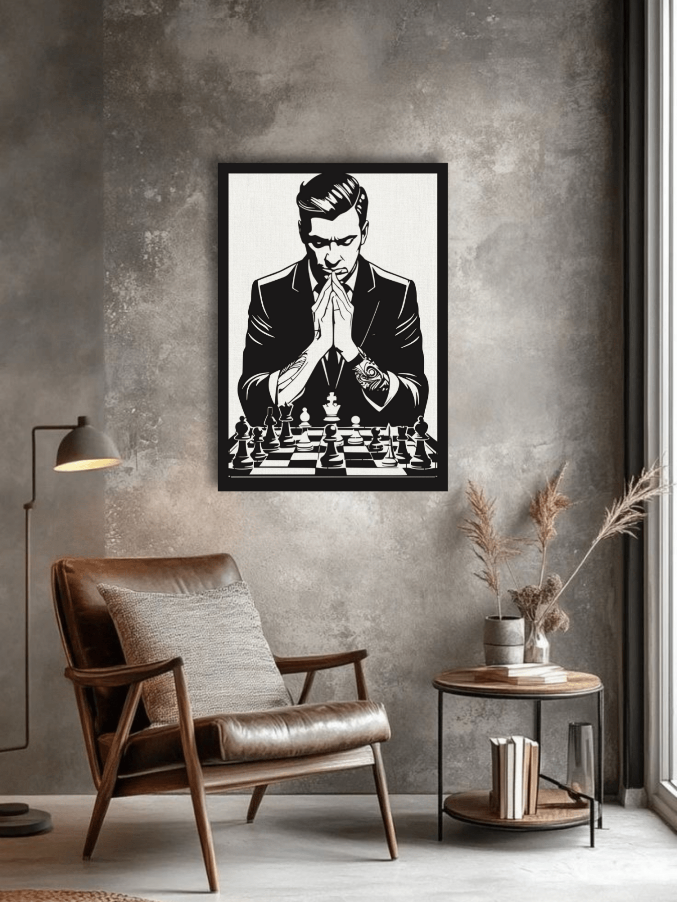“The Strategist” Декоративно Пано за Стена - Deco Cut | Луксозен Метален Декор