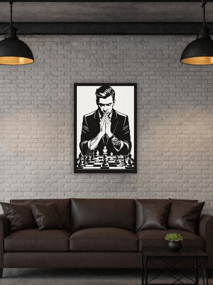 “The Strategist” Декоративно Пано за Стена - Deco Cut | Луксозен Метален Декор