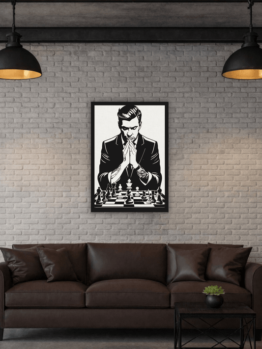 “The Strategist” Декоративно Пано за Стена - Deco Cut | Луксозен Метален Декор